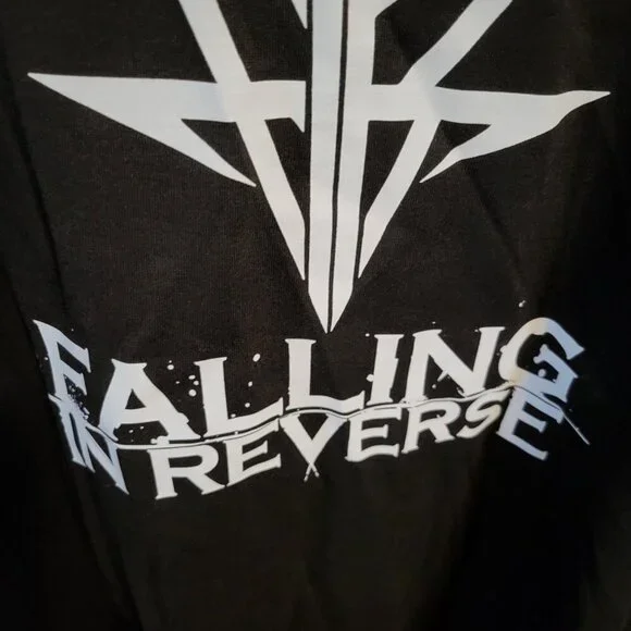 NWT FALLING IN REVERSE ART PRINT T-SHIRT SZ L - Picture 3 of 4